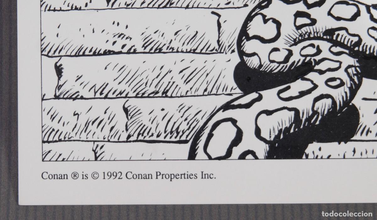 C&oacute;mics: L&aacute;mina de Conan, impresi&oacute;n digital - 1992 - Foto 3