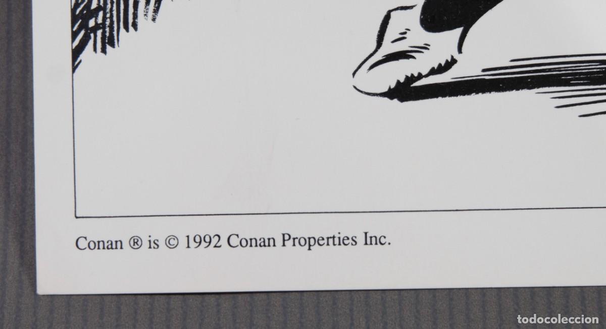 C&oacute;mics: L&aacute;mina de Conan, impresi&oacute;n digital - 1992 - Foto 3