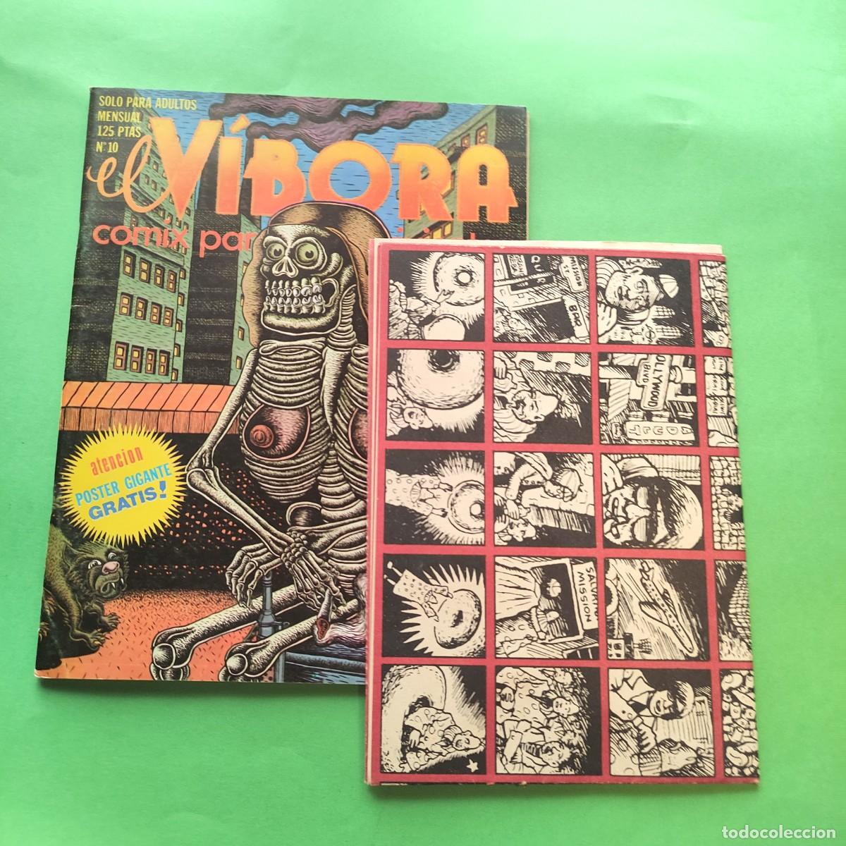 Comics : REVISTA EL V&Iacute;BORA N&ordm; 10 CON POSTER &rdquo;OPERACI&Oacute;N ZIPPY&rdquo; - 1&ordf; EDICI&Oacute;N - LA C&Uacute;PULA - 1980 - &iexcl;COMO NUEVO!