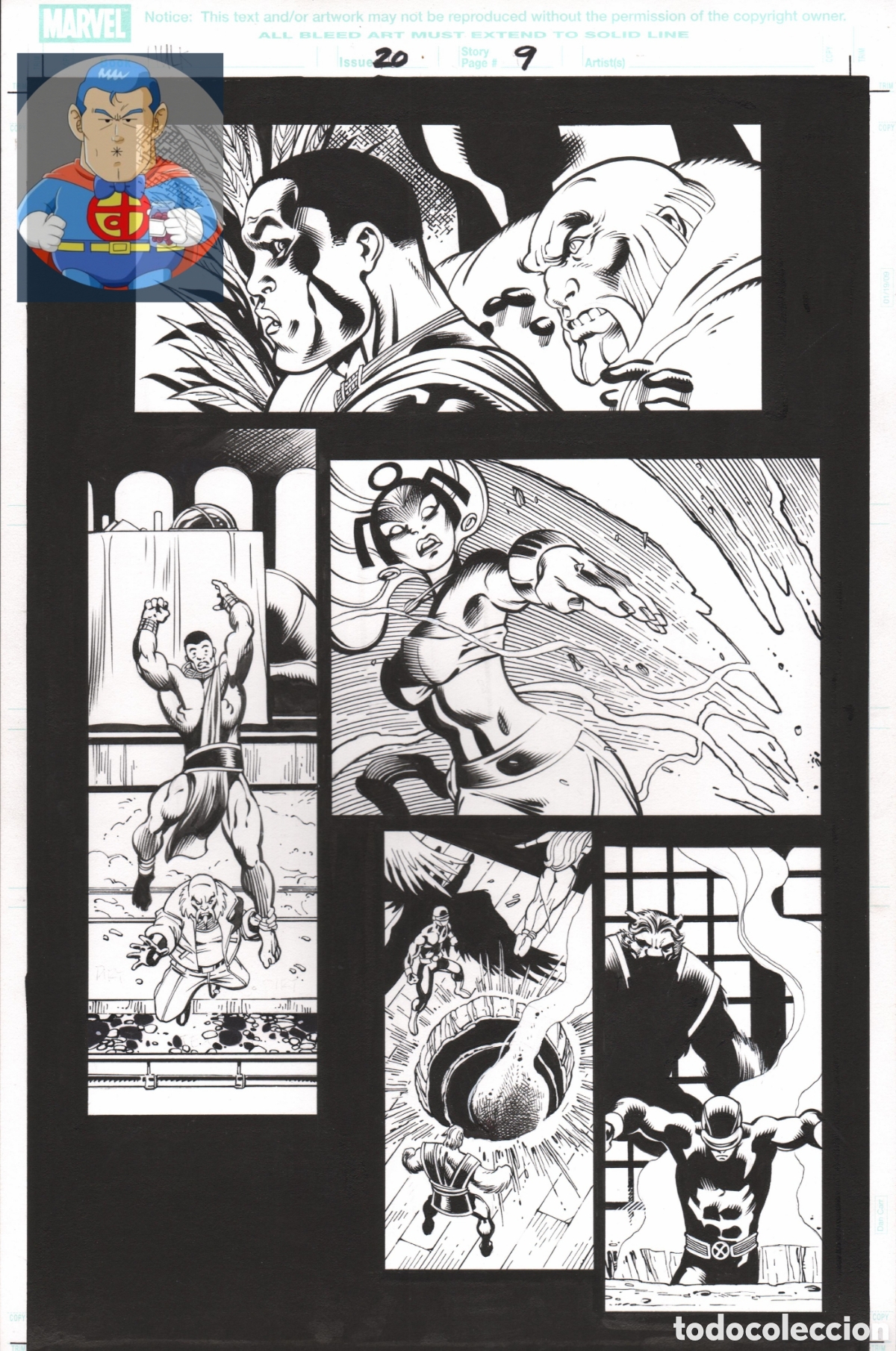 C&oacute;mics: Hulk pagina original Ed McGuinness - Foto 1
