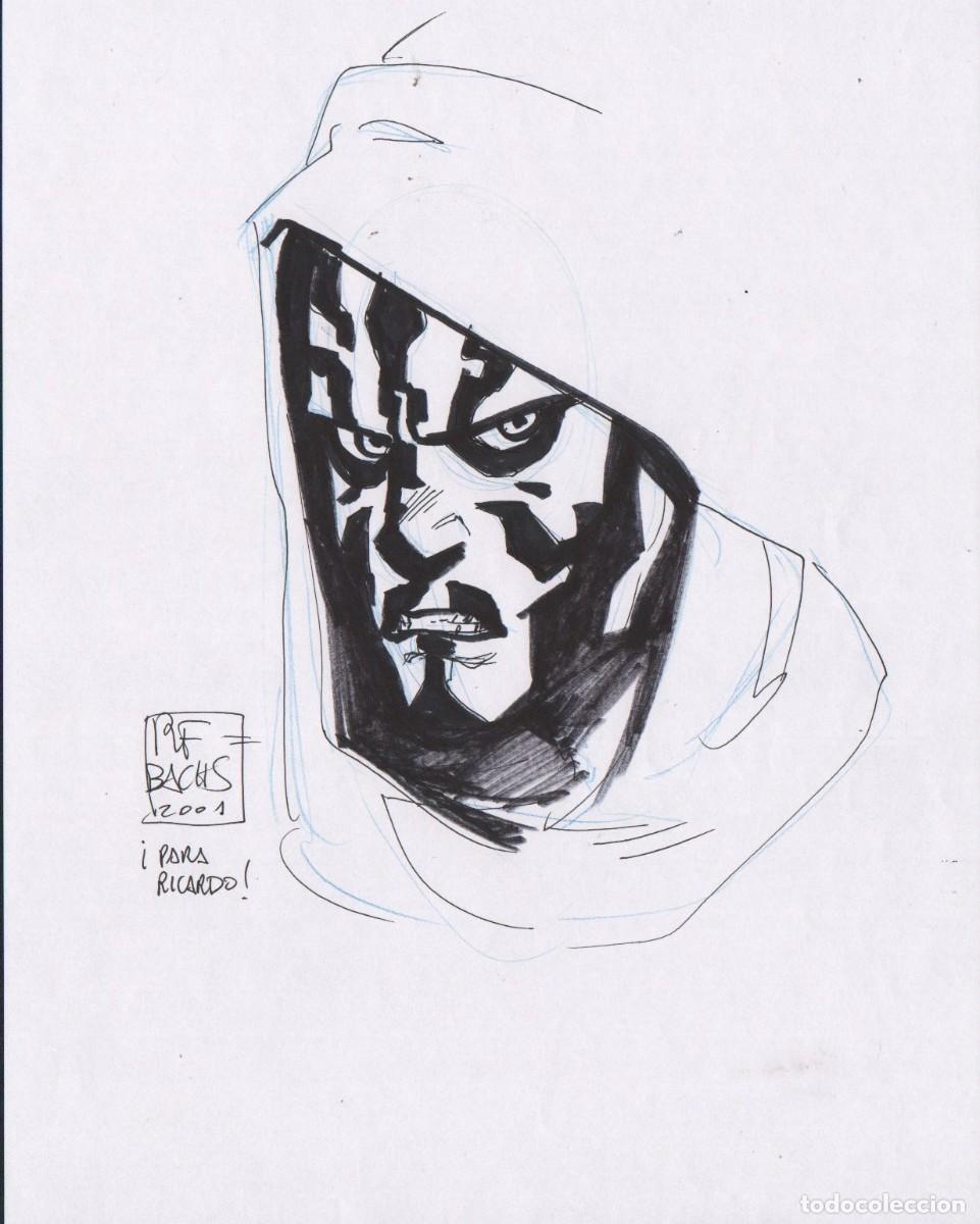 C&oacute;mics: Sketch de Darth Maul de Ram&oacute;n F Bachs - Foto 1