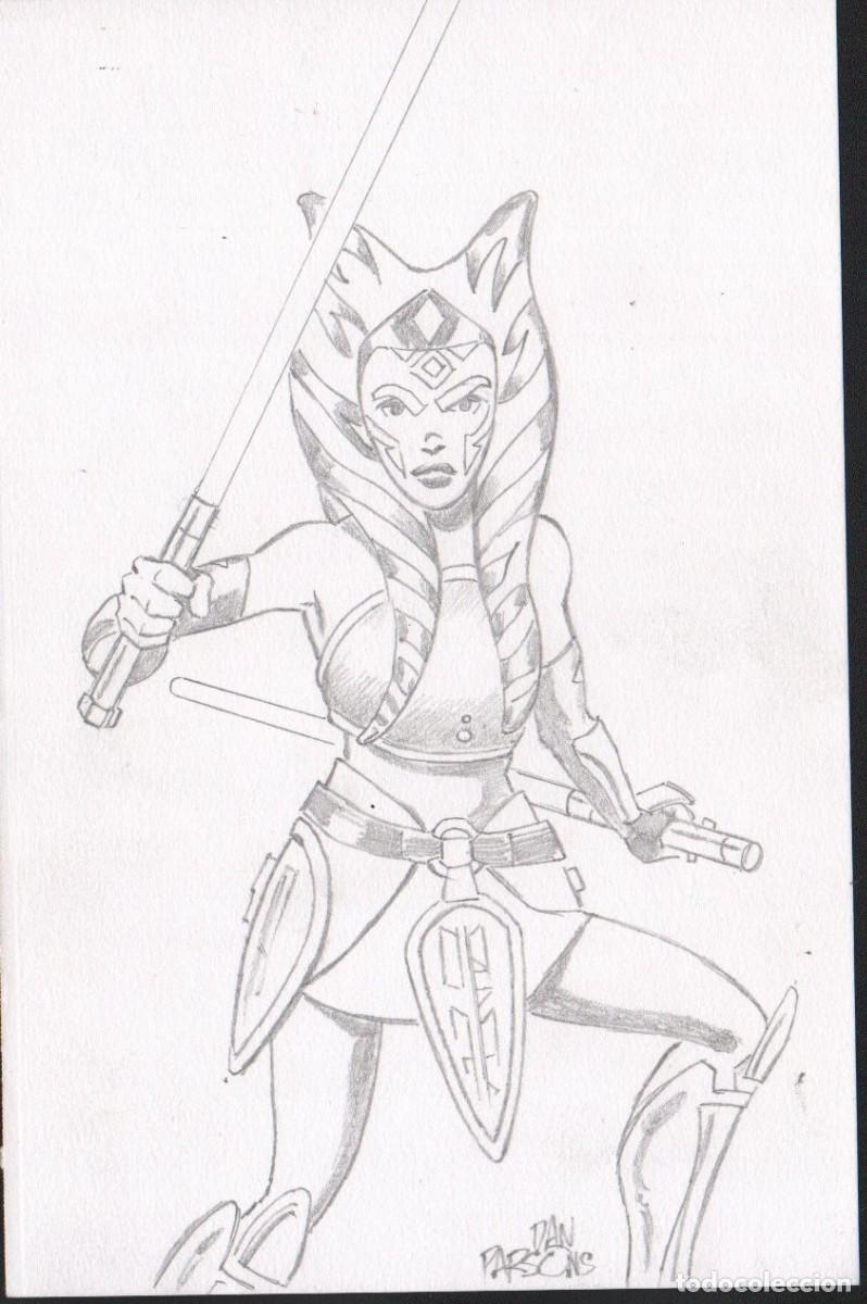 C&oacute;mics: Dibujo de Dan Parsons de Ahshoka Tano - Foto 1