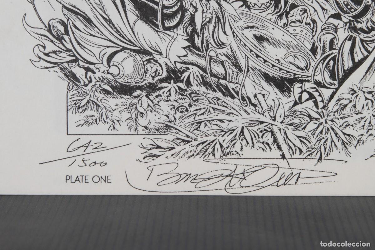 C&oacute;mics: 6 l&aacute;minas en blanco y negro de Burne Hogarth Gaz/1500 - Foto 3