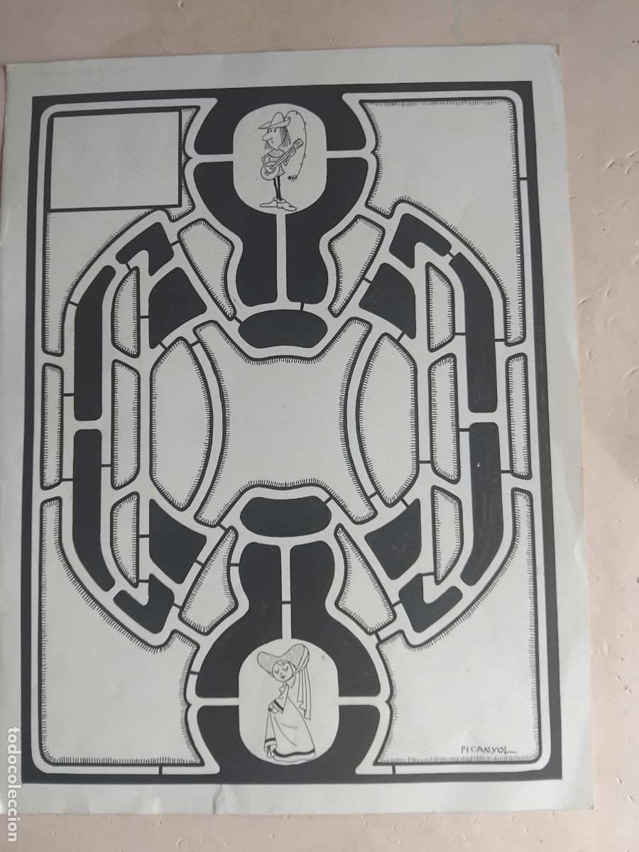 C&oacute;mics: ORIGINAL DE PICANYOL. 29,50 X 39,50 CM. - Foto 1