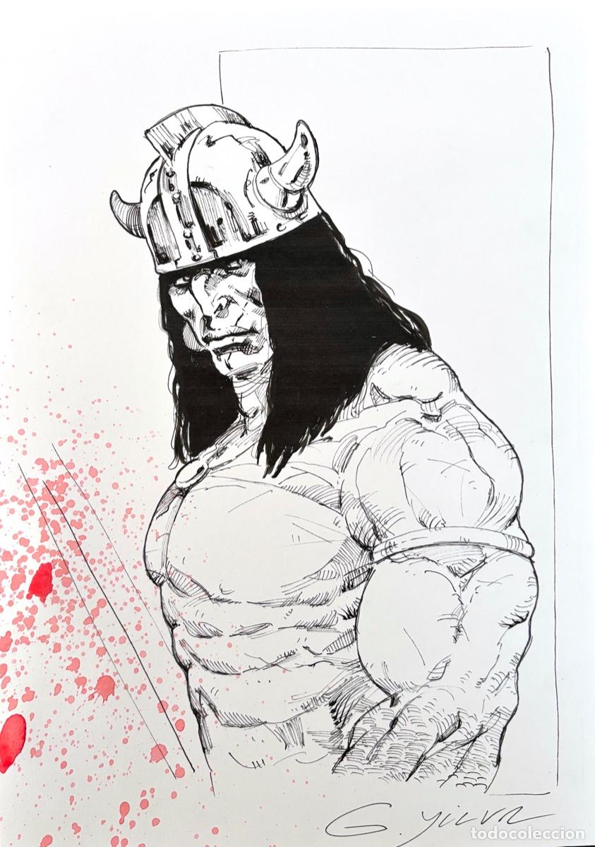 C&oacute;mics: CONAN ILUSTRACION ORIGINAL - Foto 1