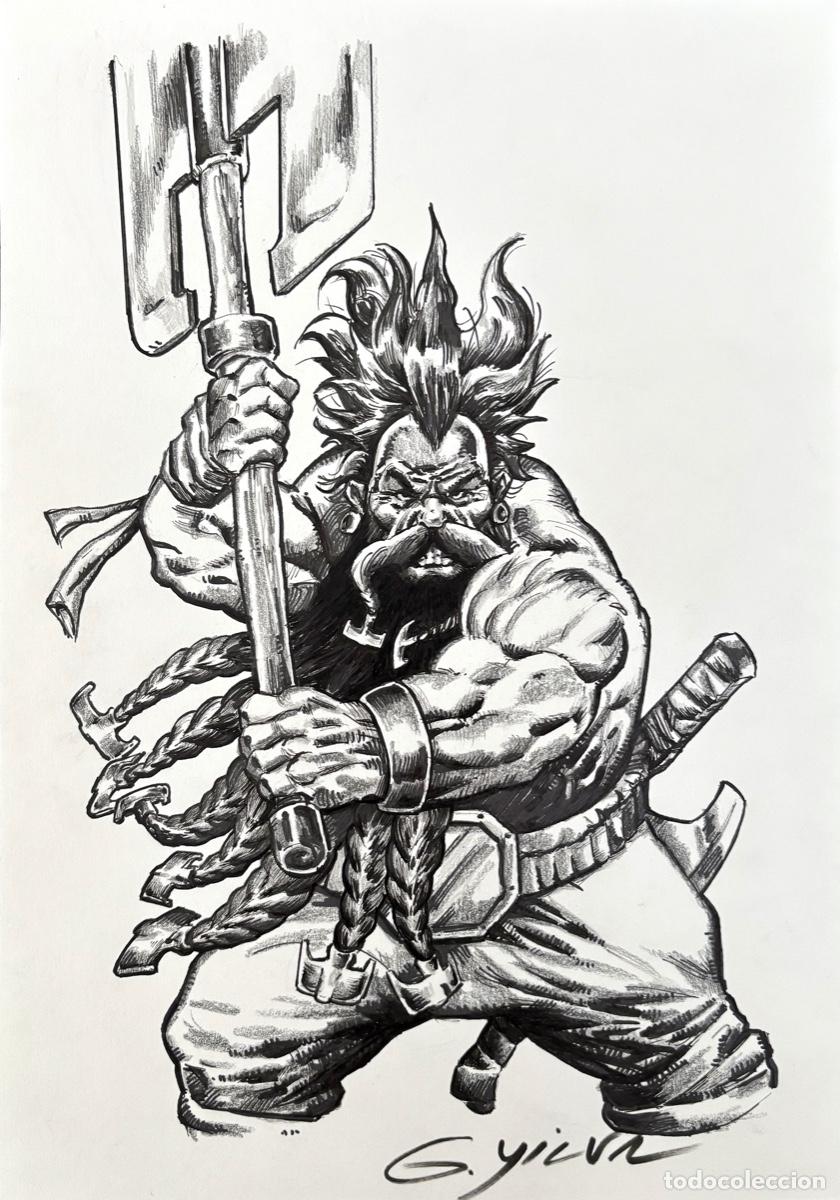 C&oacute;mics: ENANO GUERRERO ILUSTRACION ORIGINAL - Foto 1