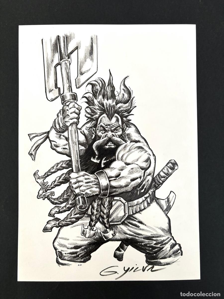 C&oacute;mics: ENANO GUERRERO ILUSTRACION ORIGINAL - Foto 2