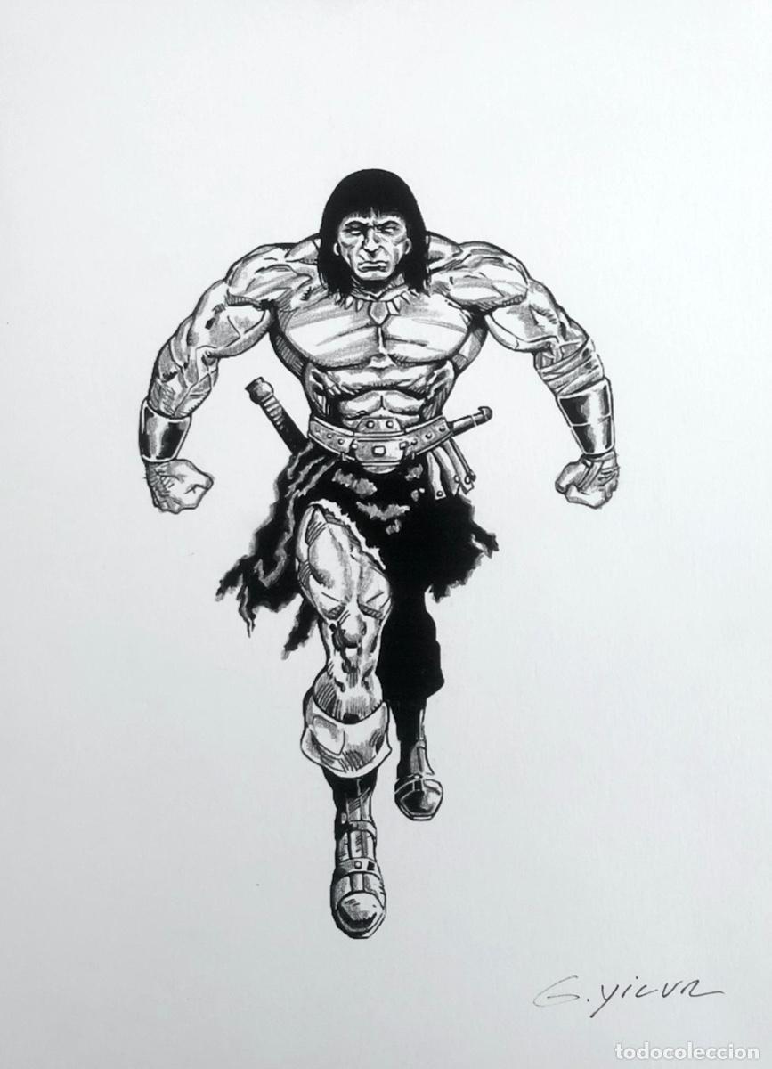 C&oacute;mics: CONAN ILUSTRACION ORIGINAL - Foto 1