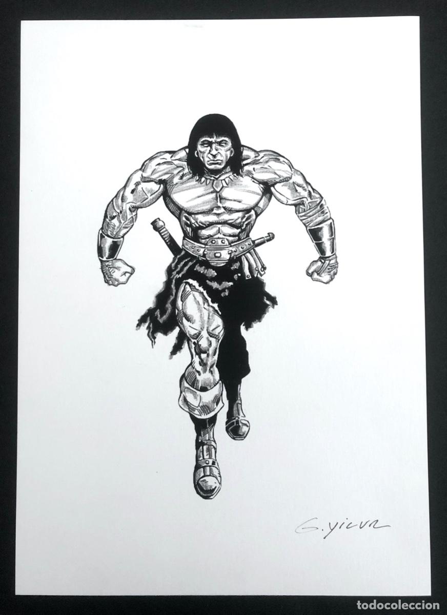 C&oacute;mics: CONAN ILUSTRACION ORIGINAL - Foto 2