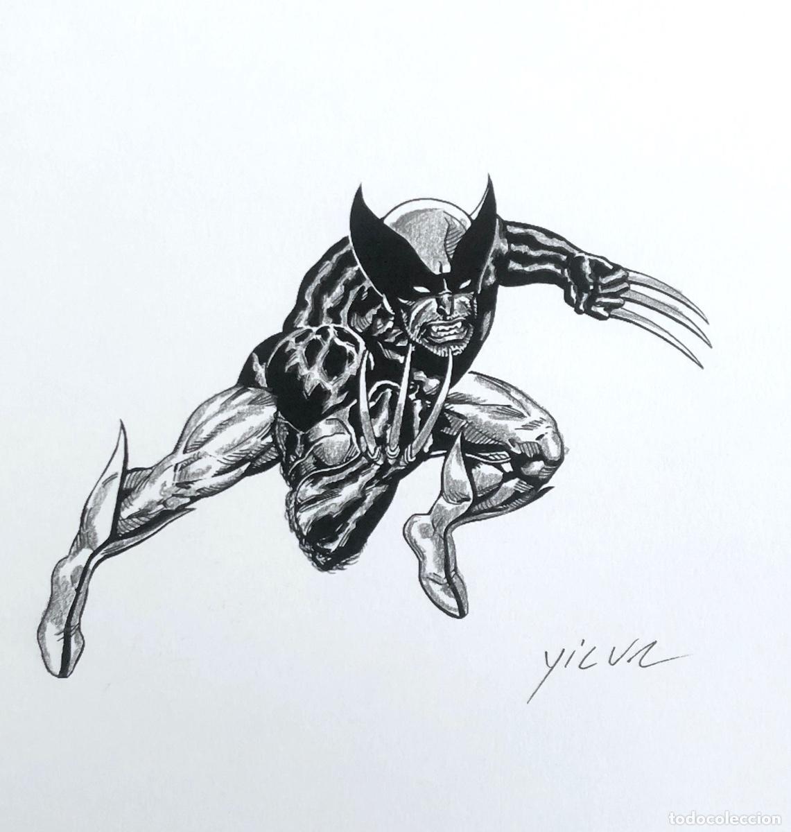 C&oacute;mics: WOLWERINE ILUSTRACION ORIGINAL - Foto 1