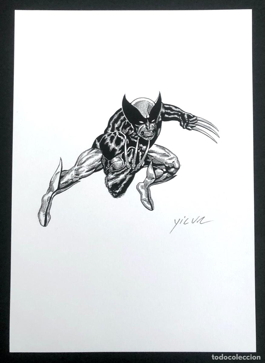 C&oacute;mics: WOLWERINE ILUSTRACION ORIGINAL - Foto 2