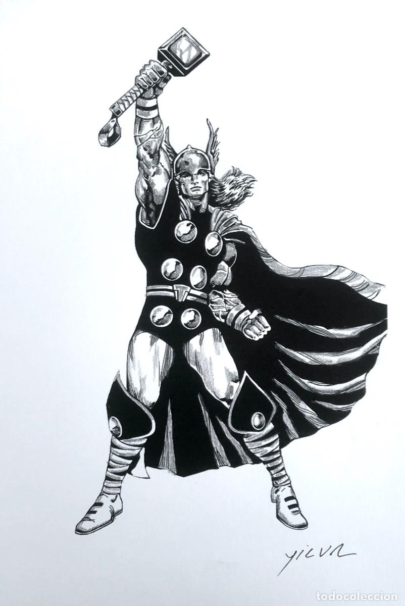 C&oacute;mics: THOR ILUSTRACION ORIGINAL - Foto 1