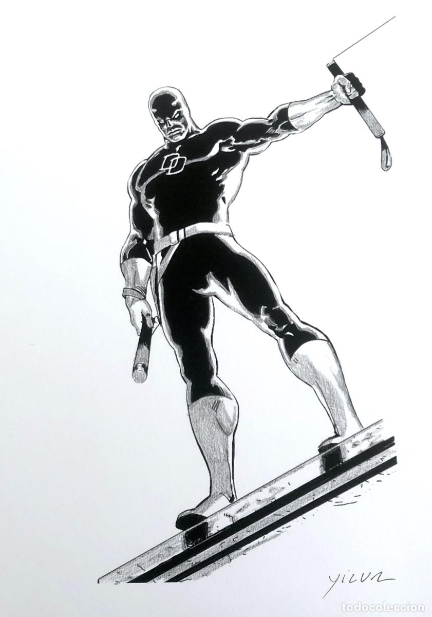 C&oacute;mics: DAREDEVIL ILUSTRACION ORIGINAL - Foto 1