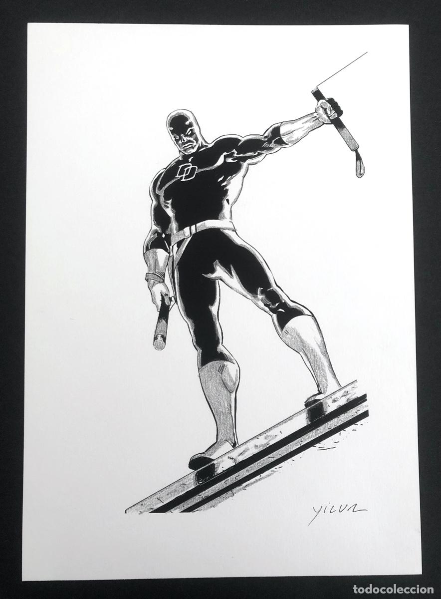 C&oacute;mics: DAREDEVIL ILUSTRACION ORIGINAL - Foto 2