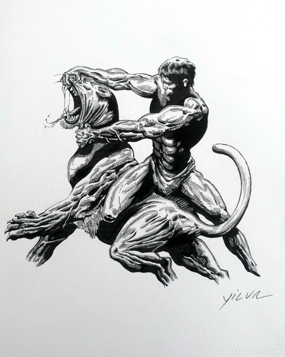 C&oacute;mics: TARZAN ILUSTRACION ORIGINAL - Foto 1