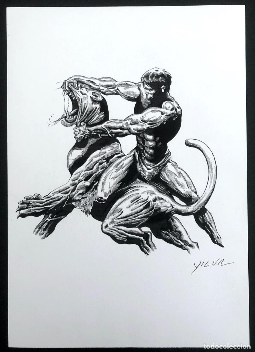 C&oacute;mics: TARZAN ILUSTRACION ORIGINAL - Foto 2