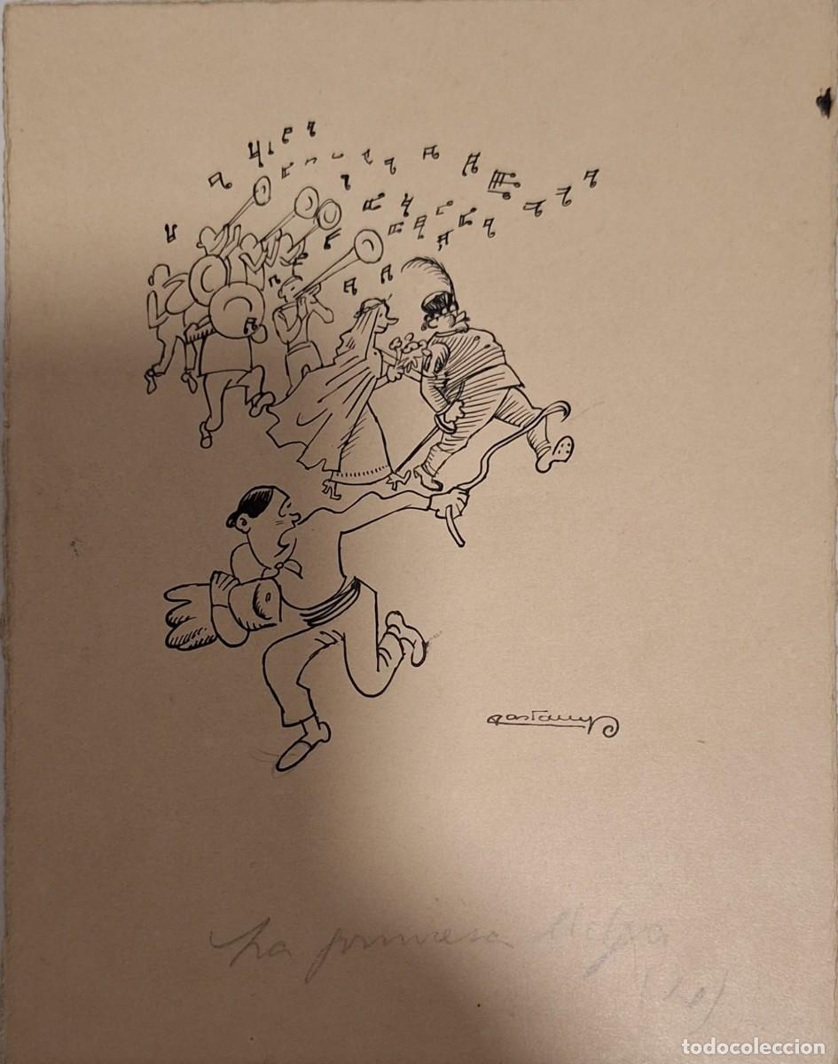 C&oacute;mics: Valent&iacute; Castany dibujo original. - Foto 1