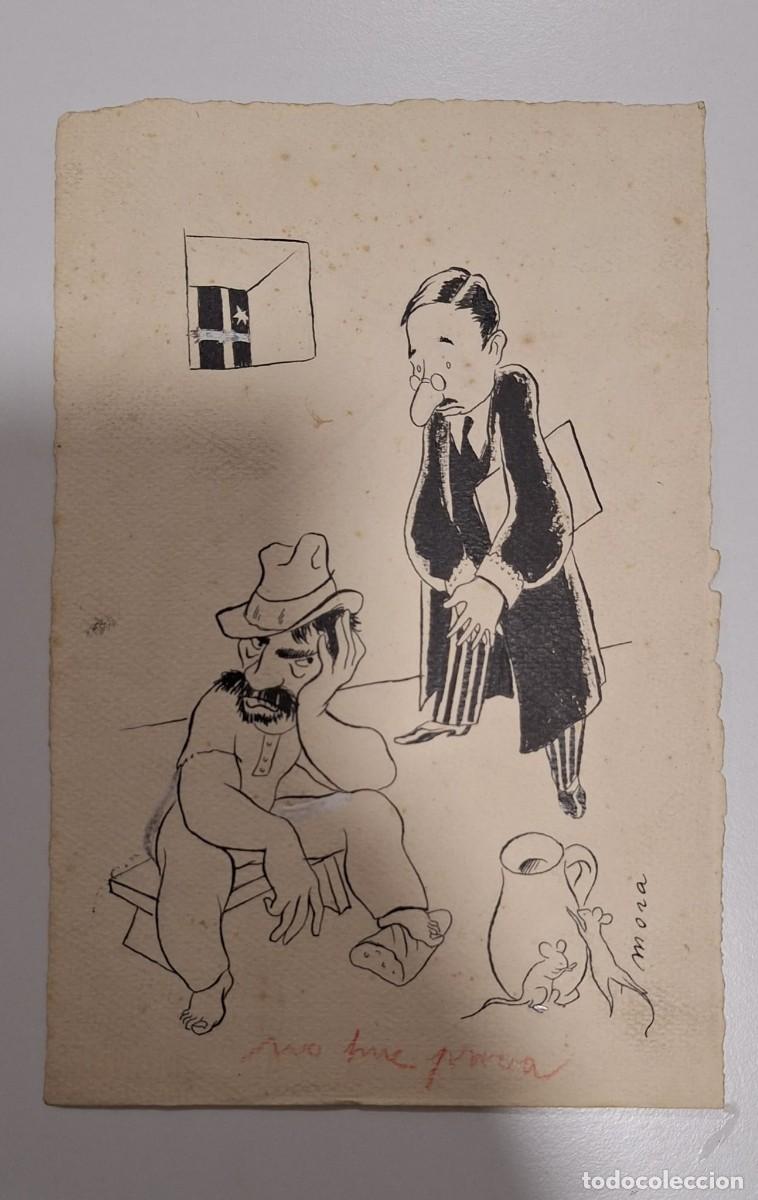 C&oacute;mics: Dibujo original, Firmado MORA. - Foto 1