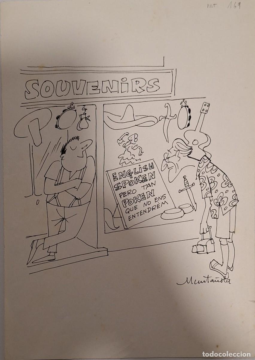 C&oacute;mics: Dibujo original munta&ntilde;ola. - Foto 1