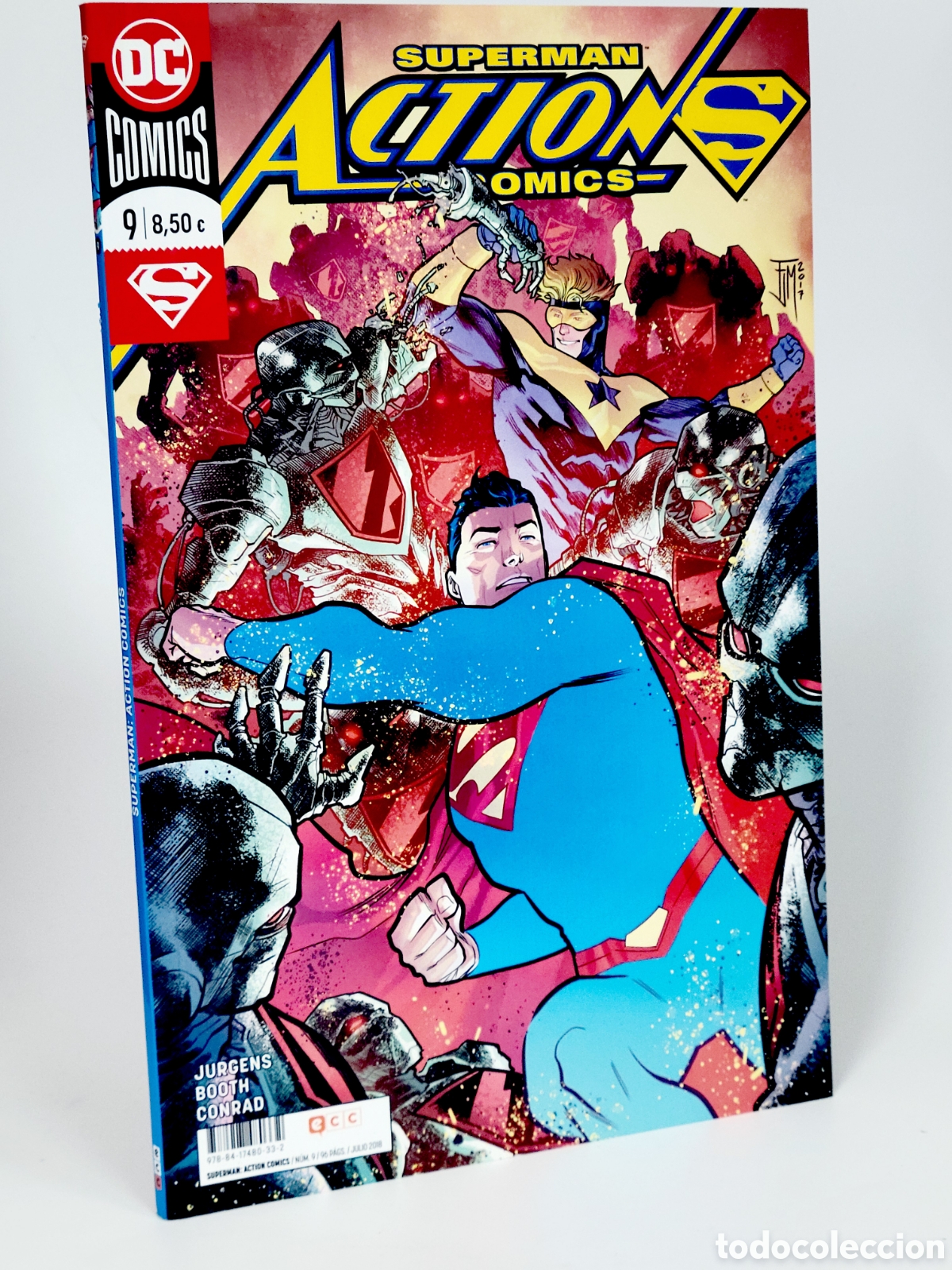 C&oacute;mics: C&Oacute;MIC EXCELENTE SUPERMAN ACTION COMICS 9 RENACIMIENTO ECC EDICIONES DC COMICS - Foto 1