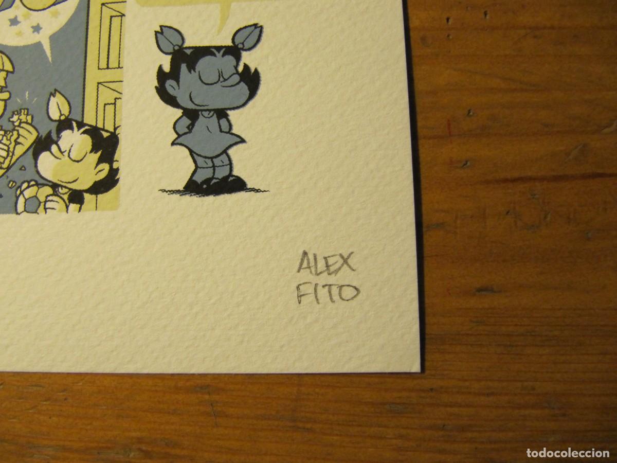 C&oacute;mics: ALEX FITO - SERIGRAFIA FIRMADA Y NUMERADA - Foto 3