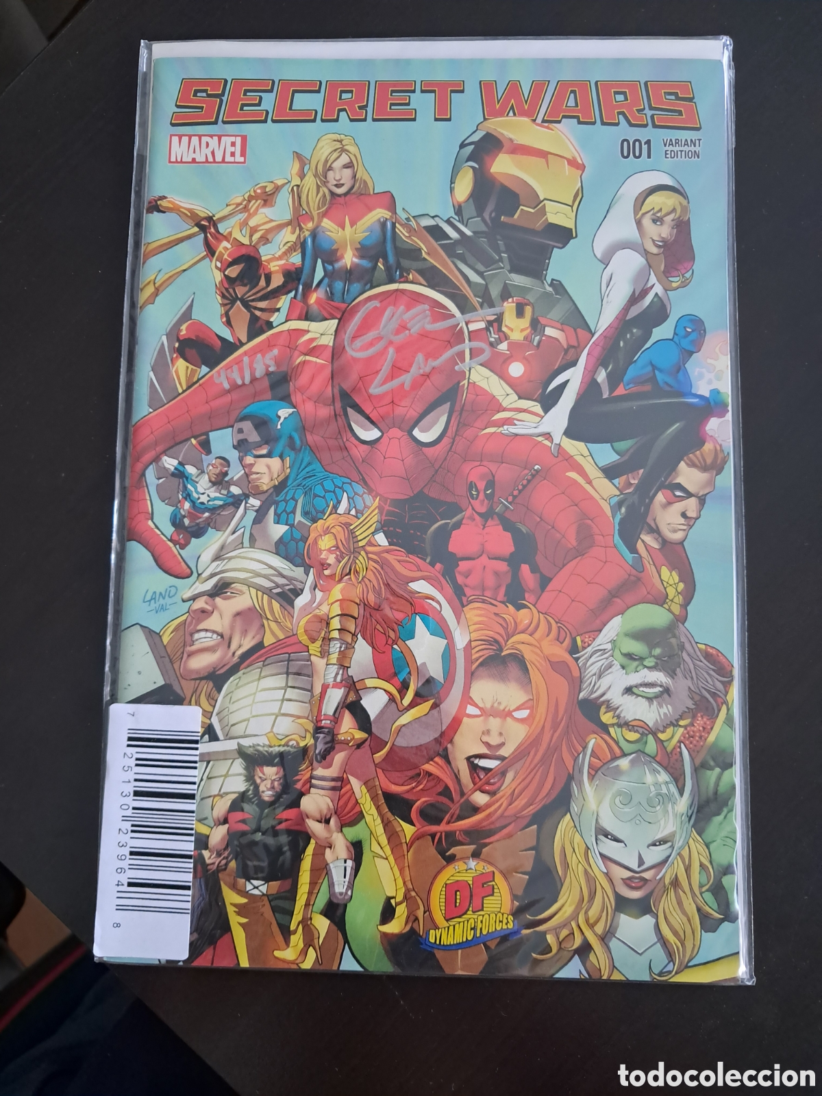 USA Secret Wars 1 firmado Greg Land. Portada alternativa Dynamic Forces. Firmada Greg Land. 44/85 | todocoleccion (Buy It Now)