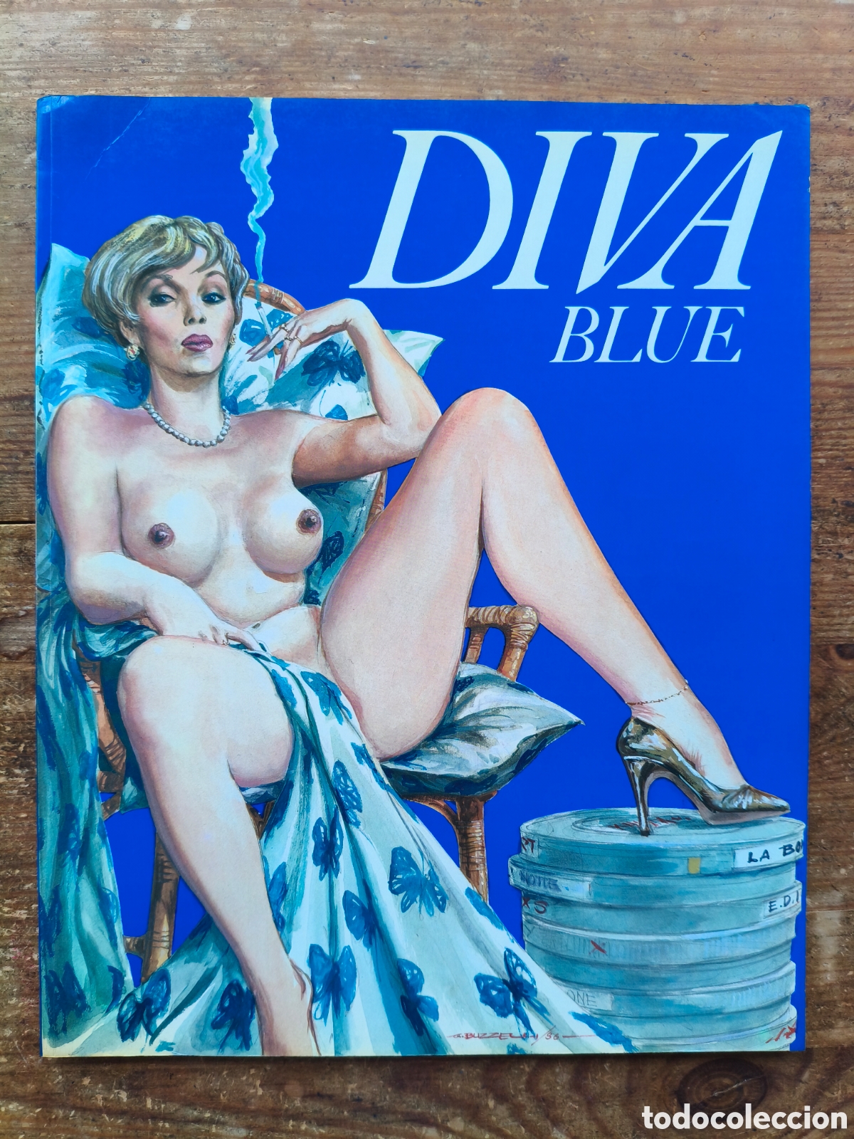 DIVA BLUE GLITTERING IMAGES 1986 BONDAGE BIZARRE SEXPLOTATION WEIRD COMIC CINE ARTE LITERATURA | todocoleccion (Buy It Now)