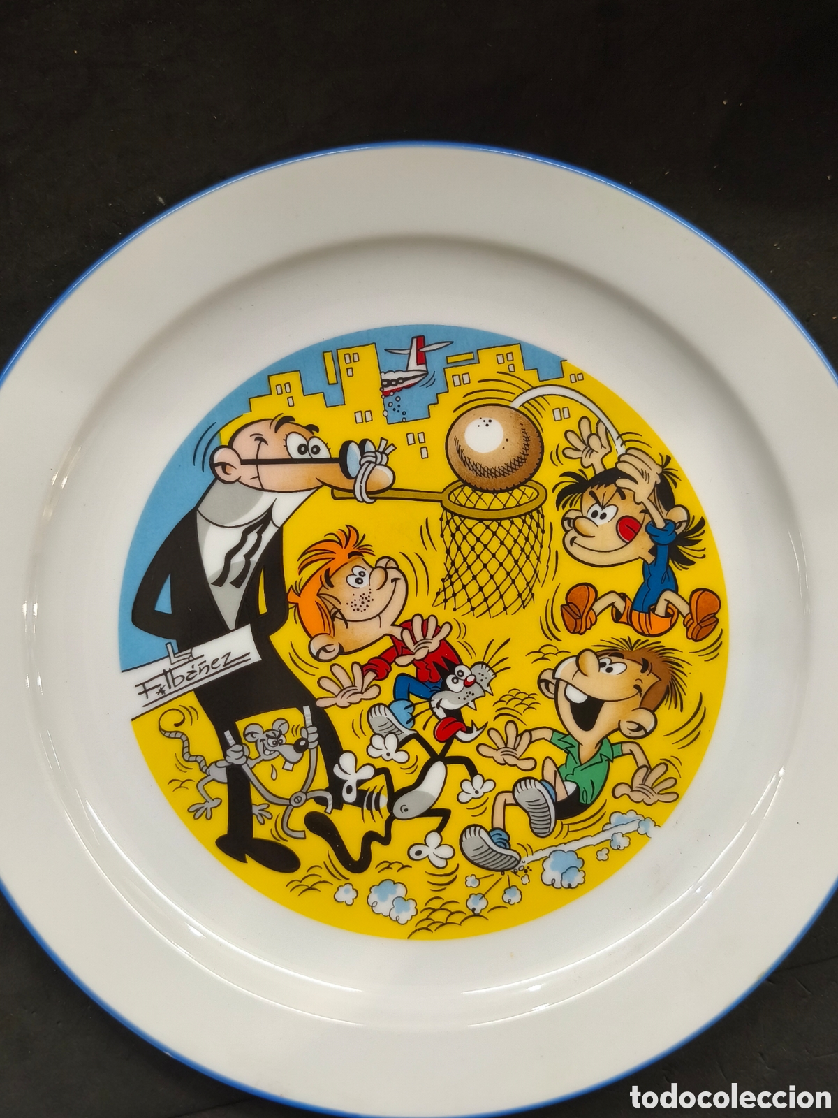 F.Ibañez, Mortadelo plato edición limitada | todocoleccion (Buy It Now)