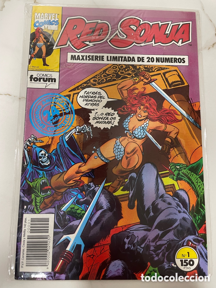 C&oacute;mics: RED SONJA (Forum) &ndash; n&ordm; 1 y 2 | Maxiserie limitada - Foto 1