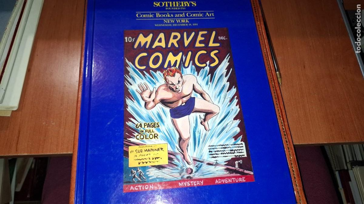 C&oacute;mics: Sothebys comic books and comic art. Catalogo de subasta 1991 - Foto 1