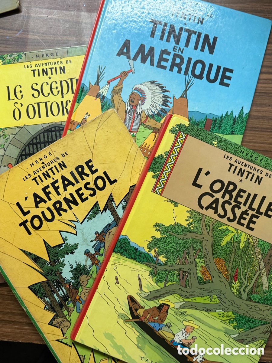 C&oacute;mics: 4 tomos de Tint&iacute;n vintage - Foto 19