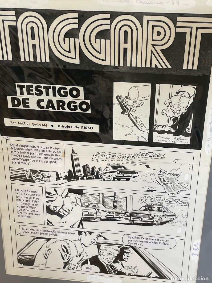 C&oacute;mics: Pagina Original de Eduardo Risso - Taggart - Testigo de Cargo p.1 - Foto 2