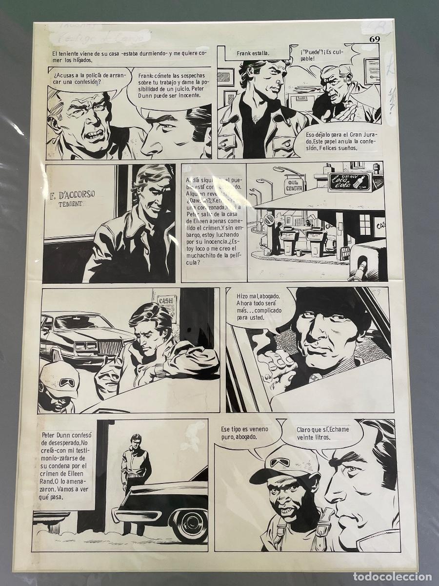 C&oacute;mics: Pagina Original de Eduardo Risso - Taggart - Testigo de Cargo p.8 - Foto 1