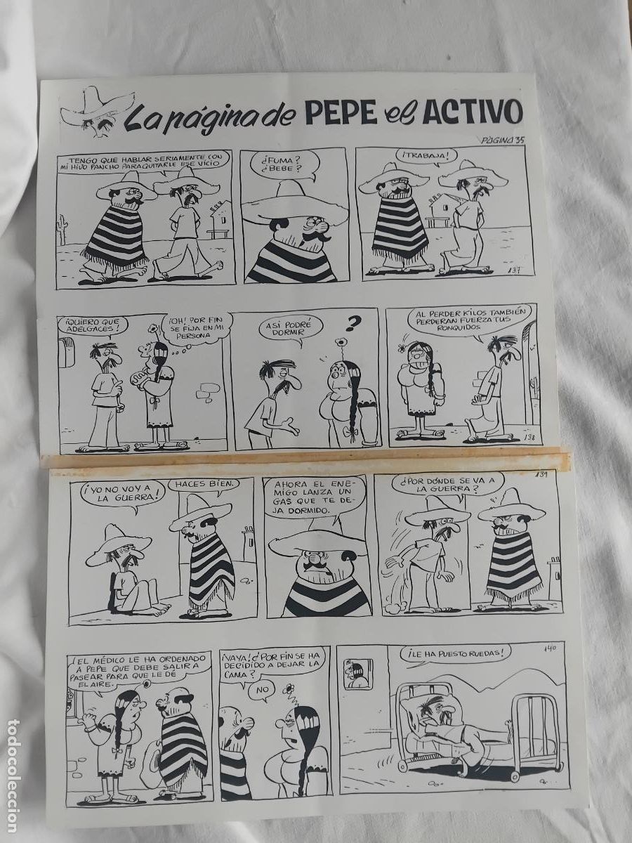 C&oacute;mics: ORIGINAL DE COLOMER. PEPE EL ACTIVO. - Foto 1