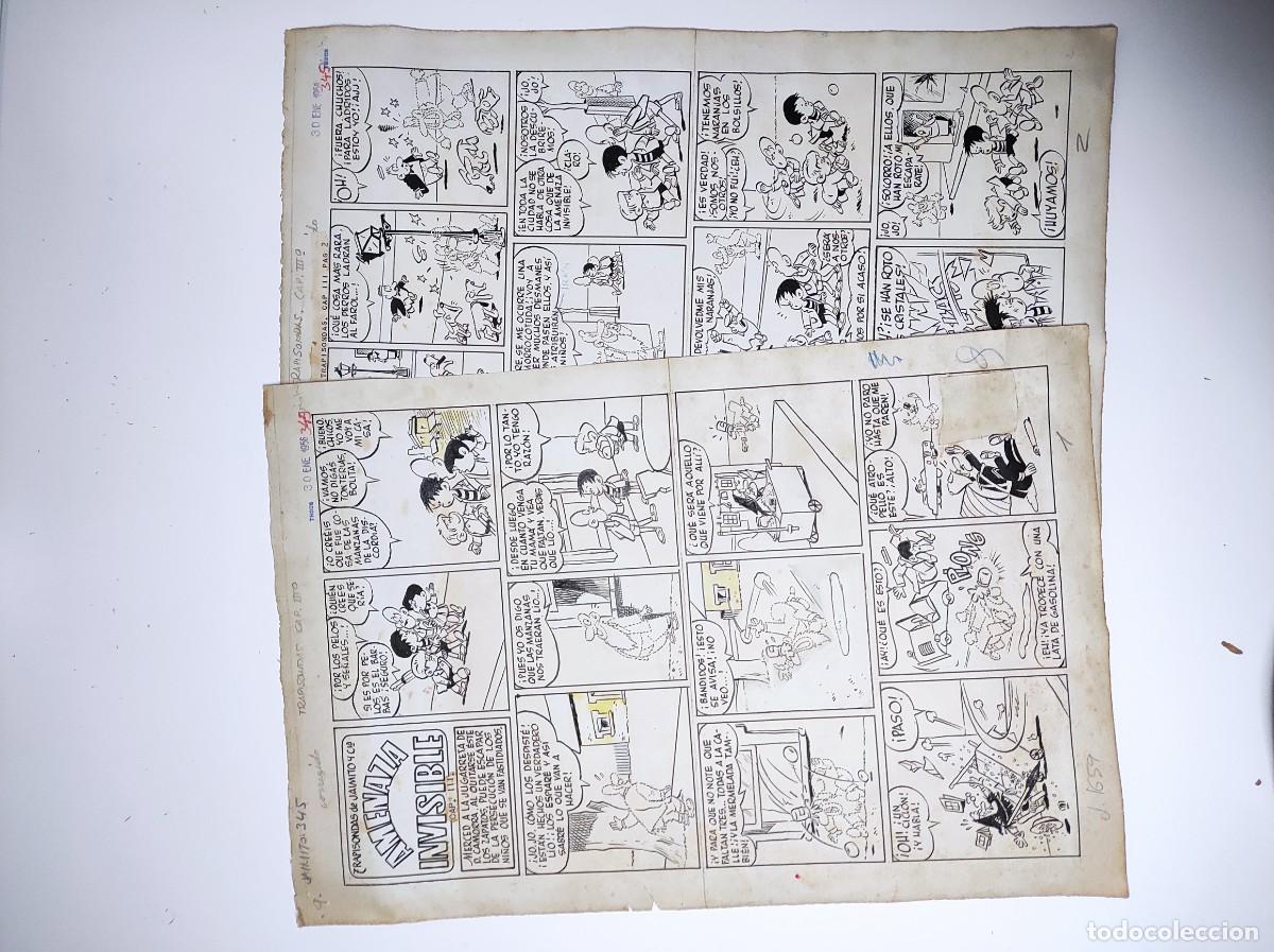 2 PLANCHAS ORIGINALES TRAPISONDAS DE JAIMITO Y COMPA. POR LICERAS PUBLICADA EN EL JAIMITO Nº 1659 | todocoleccion (Buy It Now)