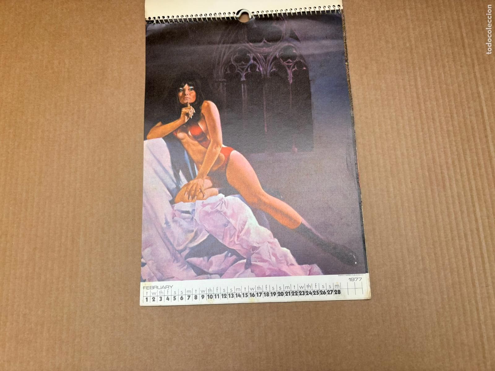 C&oacute;mics: Vampirella. Calendario Warren de 1977 calendar - Foto 2