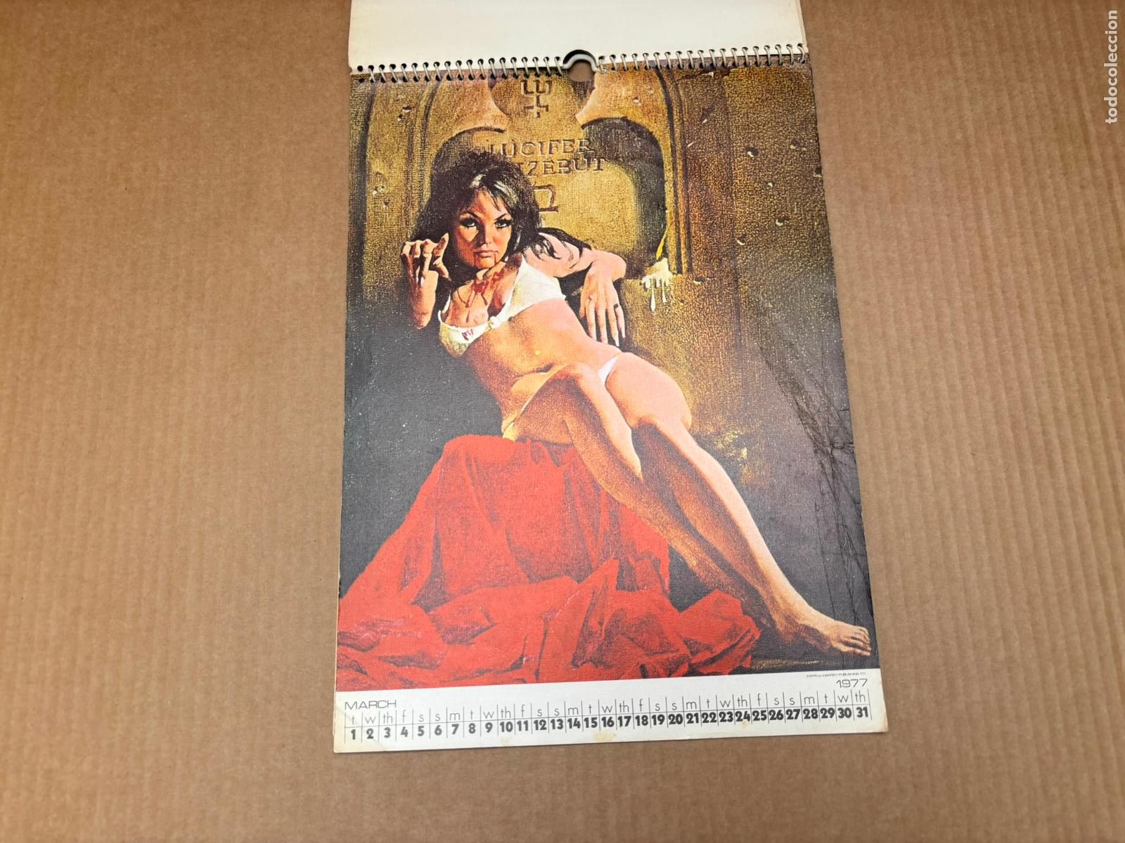 C&oacute;mics: Vampirella. Calendario Warren de 1977 calendar - Foto 3