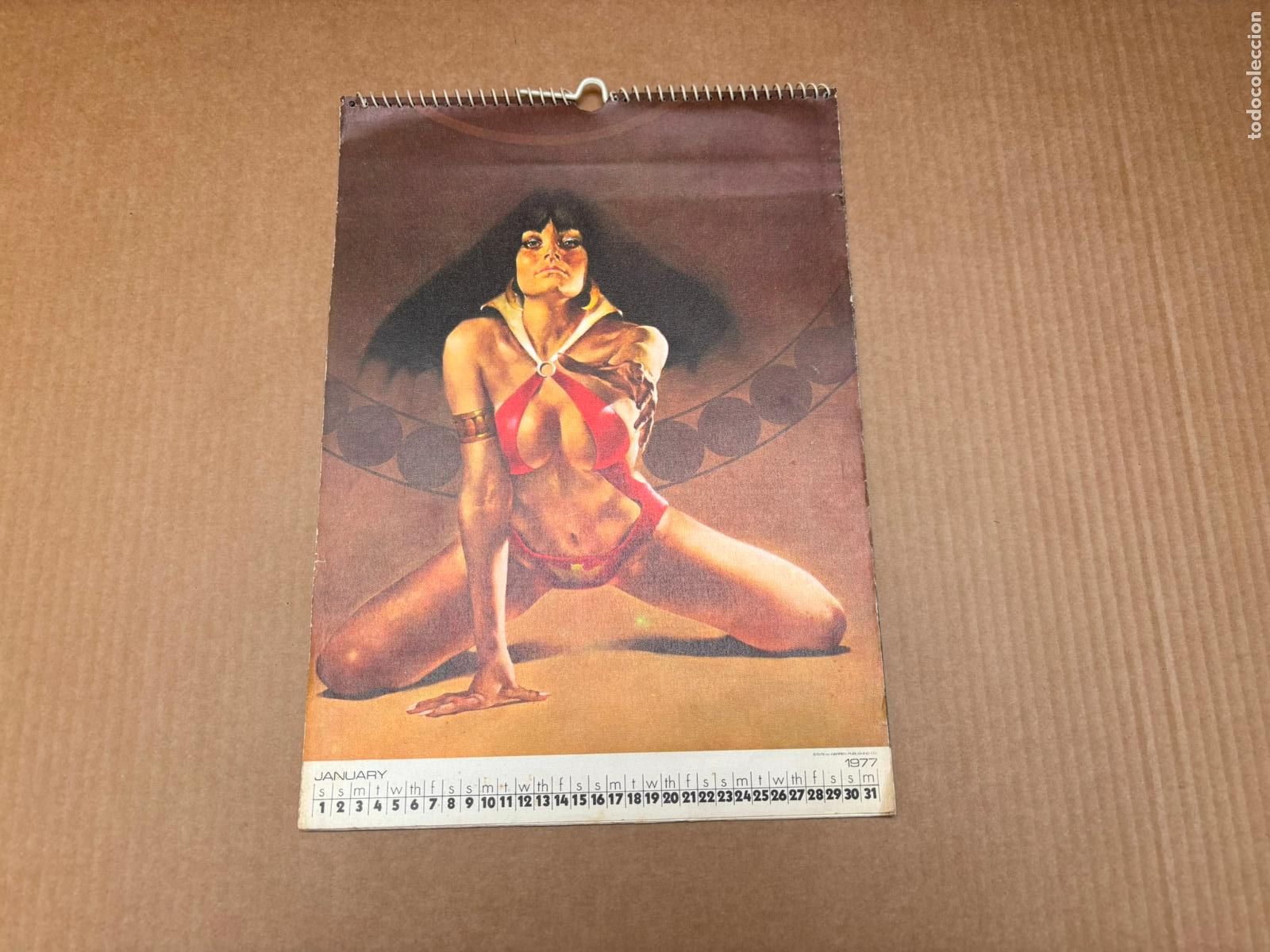 C&oacute;mics: Vampirella. Calendario Warren de 1977 calendar - Foto 1