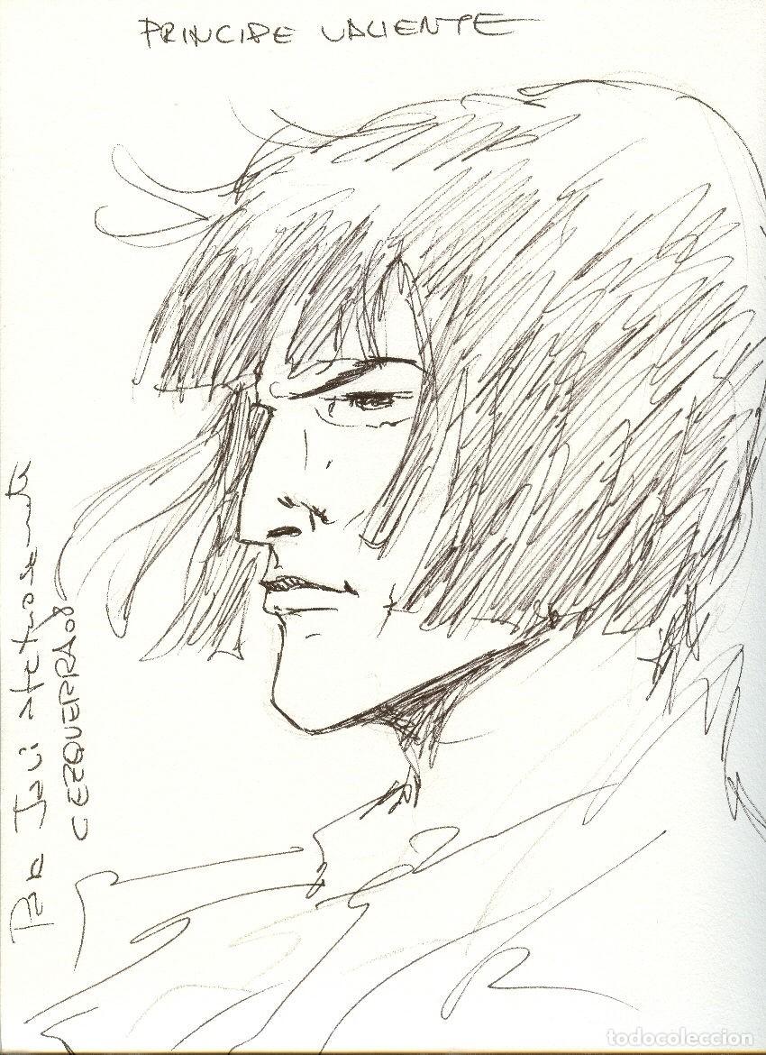 C&oacute;mics: Sketch del Pr&iacute;ncipe Valiente, de Carlos Ezquerra - Foto 1