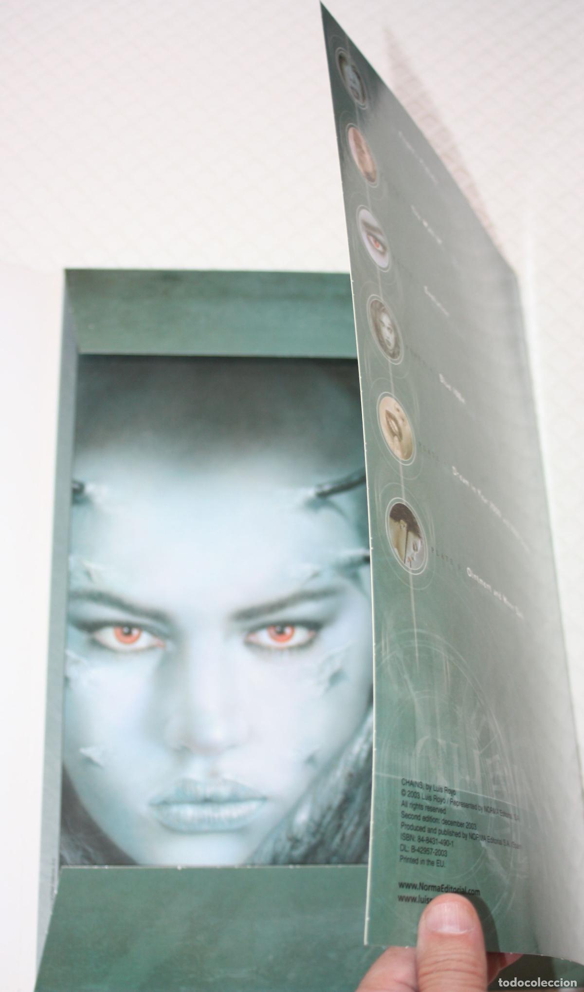C&oacute;mics: CHAINS (de LUIS ROYO ) - ESPECTACULAR PORTAFOLIO con L&Aacute;MINAS y BOCETOS - Foto 2