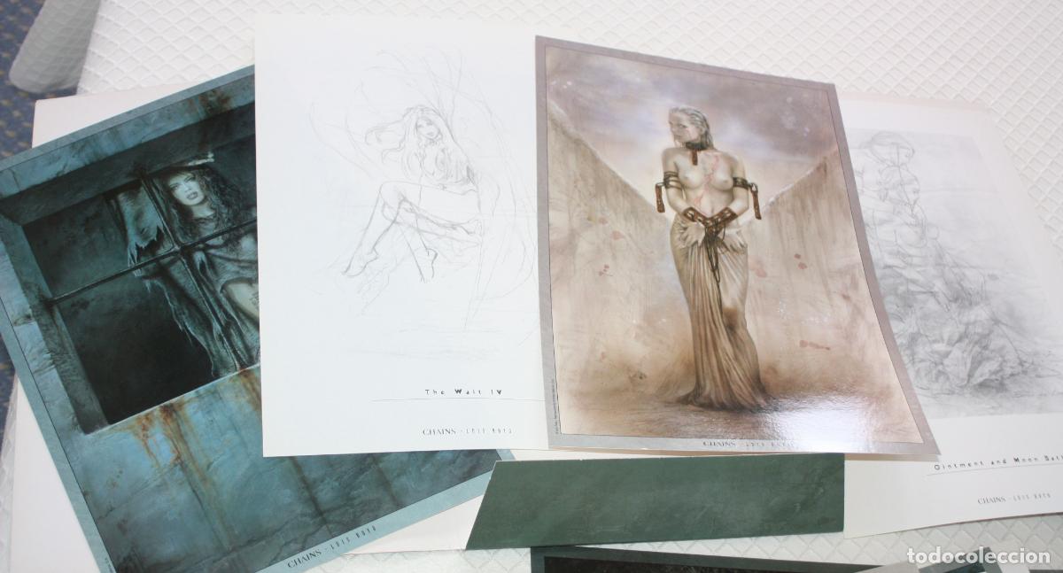 C&oacute;mics: CHAINS (de LUIS ROYO ) - ESPECTACULAR PORTAFOLIO con L&Aacute;MINAS y BOCETOS - Foto 5