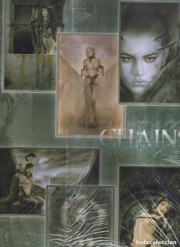 C&oacute;mics: CHAINS (de LUIS ROYO ) - ESPECTACULAR PORTAFOLIO con L&Aacute;MINAS y BOCETOS - Foto 6