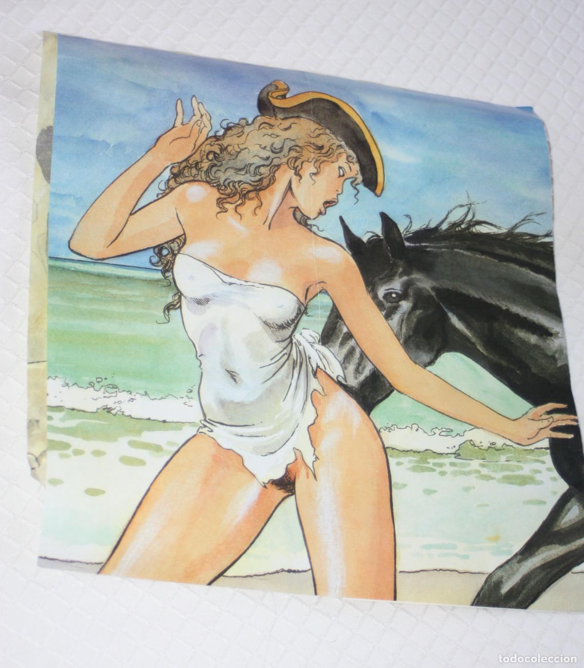 C&oacute;mics: LOS CUATRO POSTERS de la COLECCI&Oacute;N MILO MANARA - Foto 5