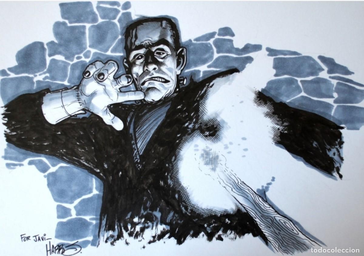 C&oacute;mics: Frankenstein. Dibujo original de Tony Harris - Foto 1