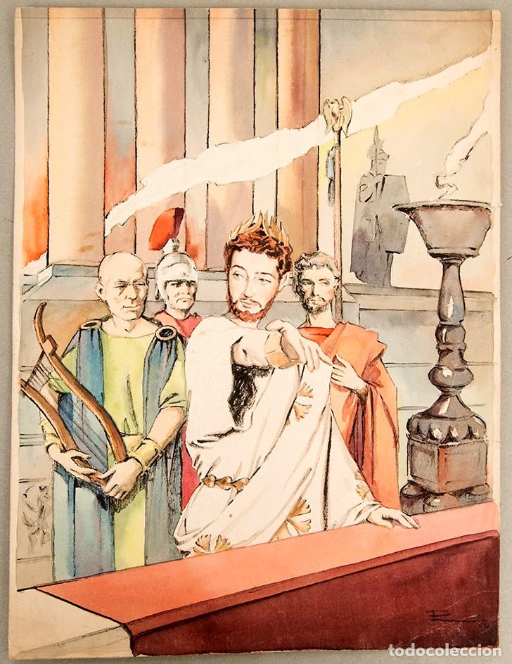 C&oacute;mics: CARLES PRUN&Eacute;S - ILUSTRACI&Oacute;N ORIGINAL - 1954 - Foto 1