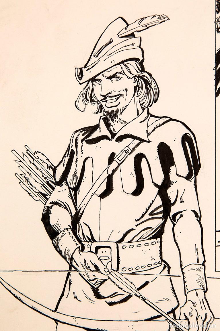 C&oacute;mics: ELIAS &Uacute;RBEZ - P&Aacute;GINA ORIGINAL - ROBIN DE LOS BOSQUES - Foto 2