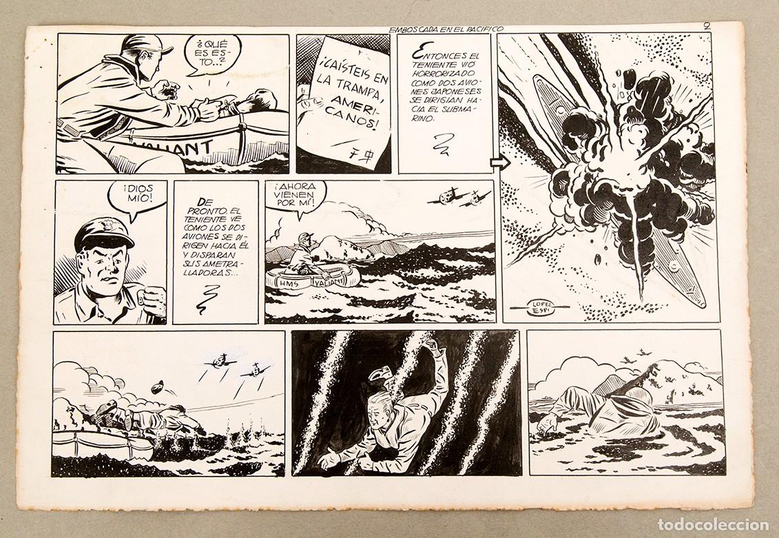C&oacute;mics: L&Oacute;PEZ ESP&Iacute; - EMBOSCADA EN EL PAC&Iacute;FICO - CUADERNILLO COMPLETO - Foto 3
