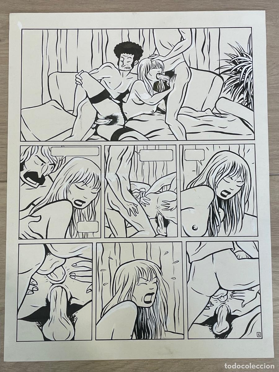 C&oacute;mics: P&aacute;gina Original de Max - Mujeres Fatales p.1 - El Vibora 1989