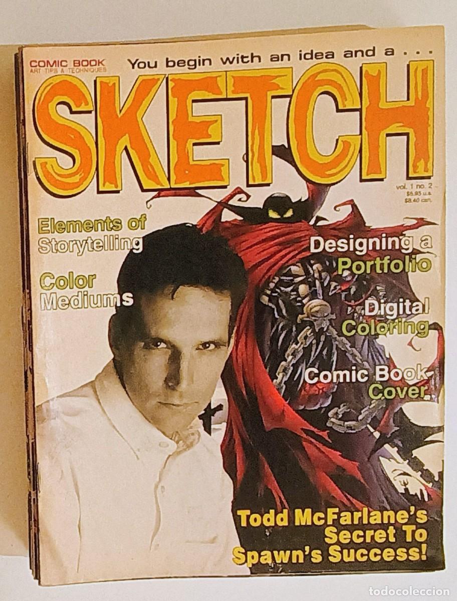 Comics: Sketch Magazine (USA) Vol. 1 #2 - Todd McFarlane / Spawn Special - Rare - Excelente