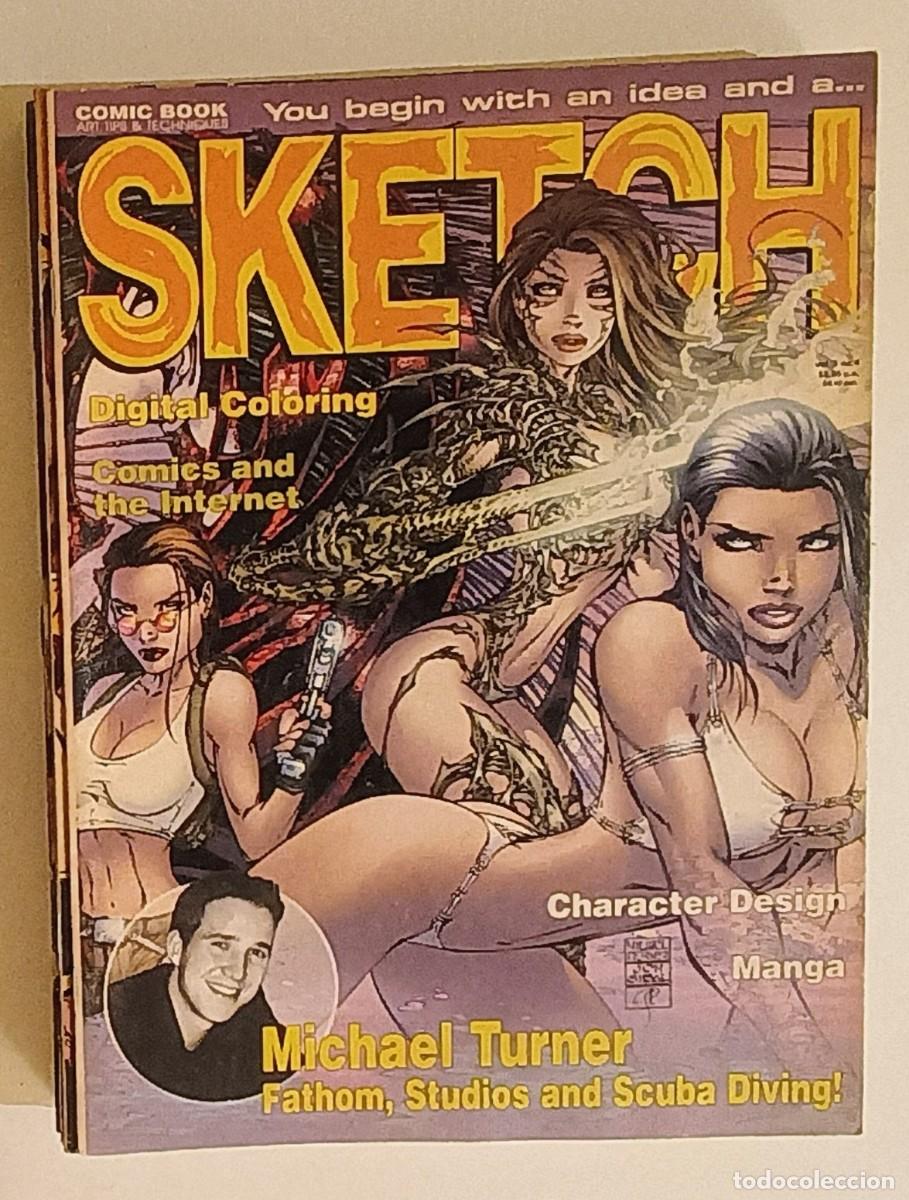 C&oacute;mics: Sketch Magazine (USA) Vol. 1 #4 - Michael Turner / Fathom Special - Rare - Excelente